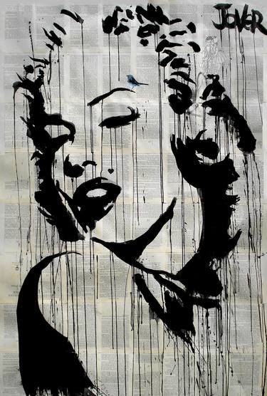 Print of Expressionism Pop Culture/Celebrity Drawings by LOUI JOVER