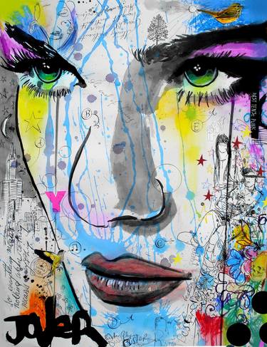 Print of Expressionism Women Drawings by LOUI JOVER