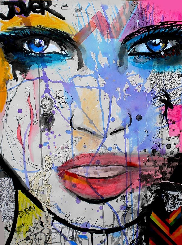 nevermore Drawing by LOUI JOVER | Saatchi Art