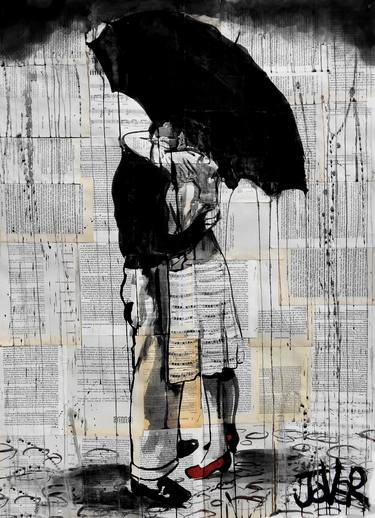 Print of Expressionism Love Drawings by LOUI JOVER