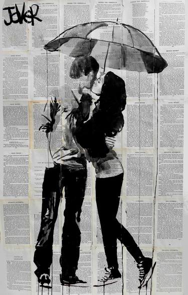 Print of Expressionism Love Drawings by LOUI JOVER