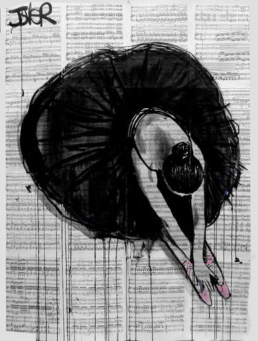 Print of Expressionism Performing Arts Drawings by LOUI JOVER