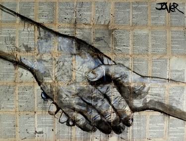 Print of Expressionism People Drawings by LOUI JOVER