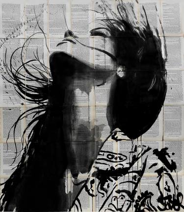 Print of Abstract Women Drawings by LOUI JOVER