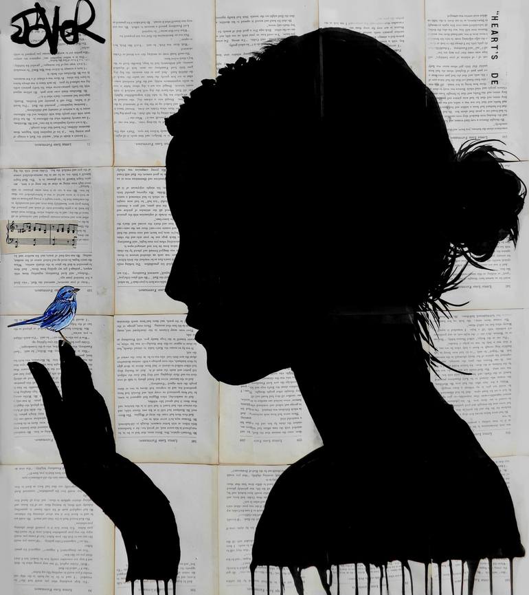 little wishes.. SOLD Drawing by LOUI JOVER | Saatchi Art