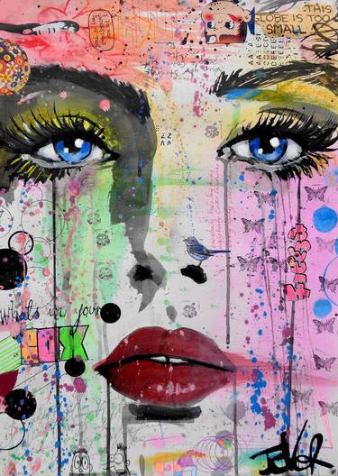 Print of Pop Art Women Drawings by LOUI JOVER