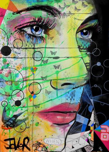 Print of Women Drawings by LOUI JOVER