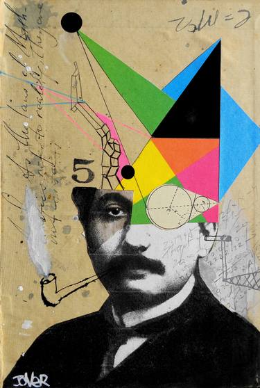 Print of Dada Pop Culture/Celebrity Collage by LOUI JOVER