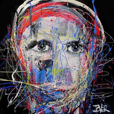 Print of Expressionism Portrait Paintings by LOUI JOVER
