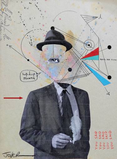 Print of Dada People Collage by LOUI JOVER