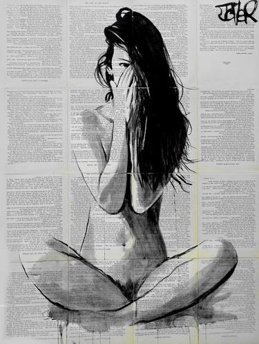 Original Women Drawings by LOUI JOVER