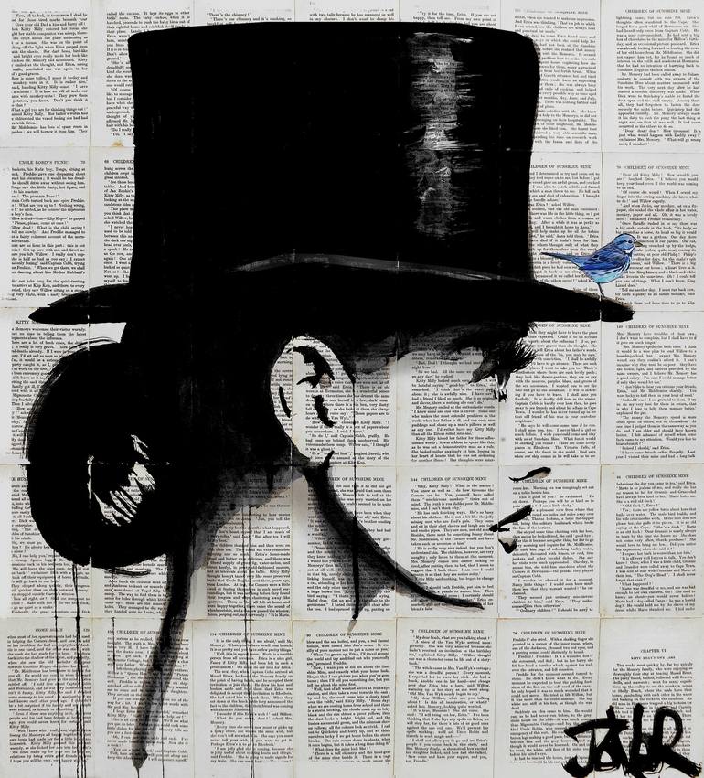 Top Hat Drawing By Loui Jover Saatchi Art