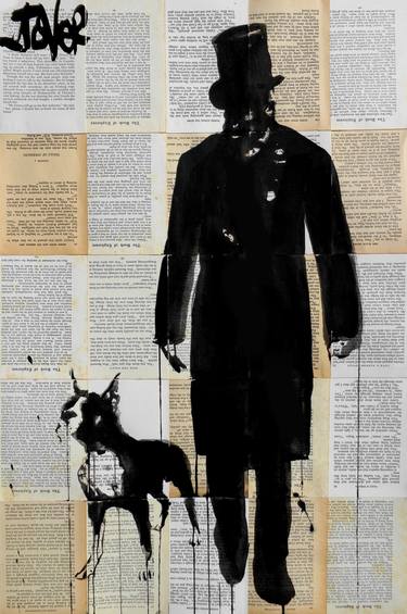 Print of Expressionism Dogs Drawings by LOUI JOVER