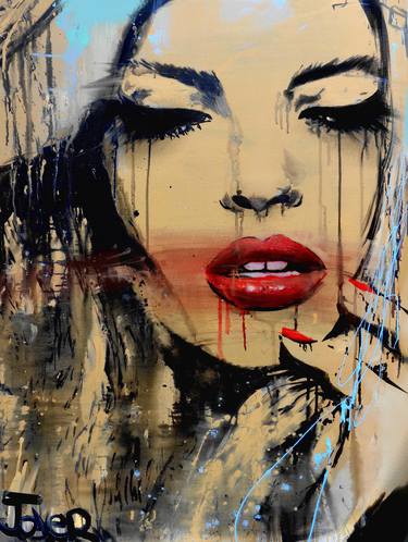 Print of Expressionism Women Paintings by LOUI JOVER