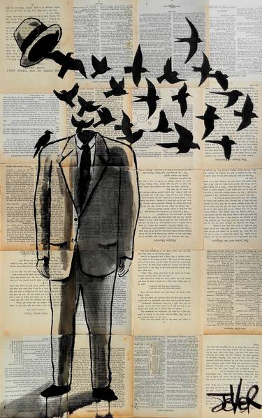 Print of Men Drawings by LOUI JOVER