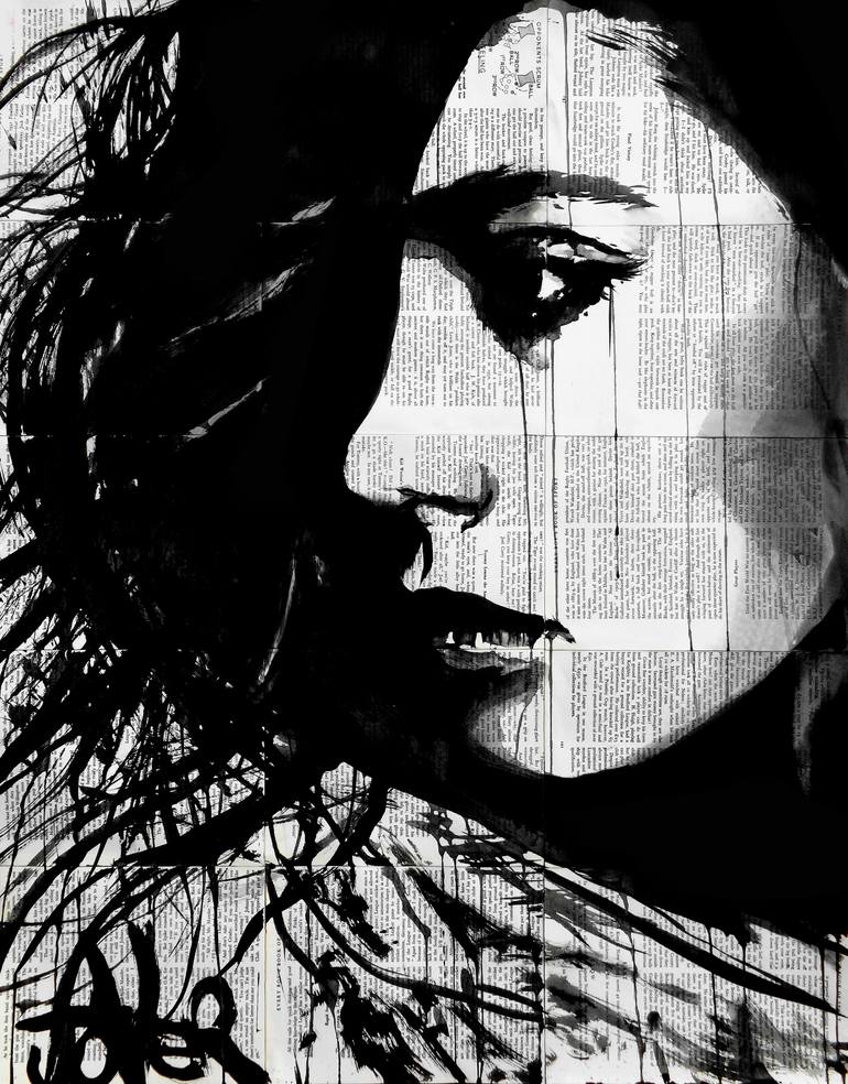 hyacinth .............. ((SOLD)) Drawing by LOUI JOVER | Saatchi Art