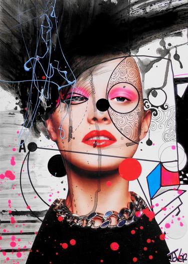 Print of Expressionism Women Collage by LOUI JOVER