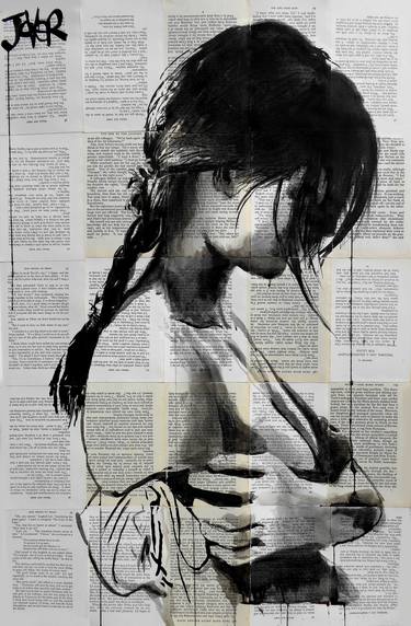 Print of Expressionism Women Drawings by LOUI JOVER