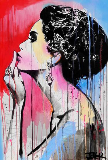 Print of Pop Art Women Paintings by LOUI JOVER