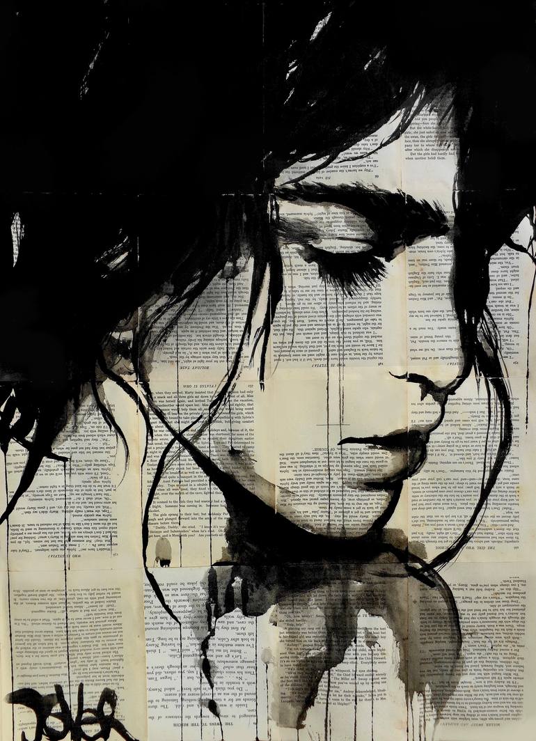 just a simple melody Drawing by LOUI JOVER | Saatchi Art