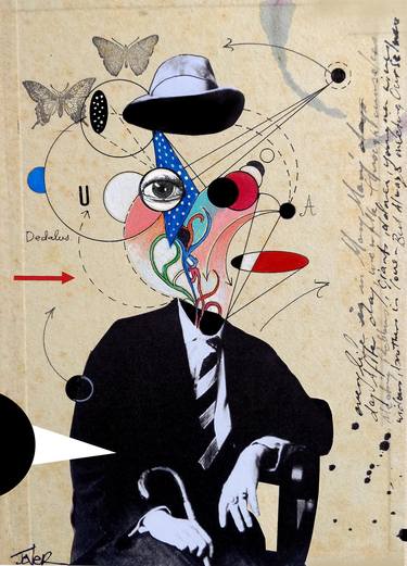 Print of Surrealism People Collage by LOUI JOVER