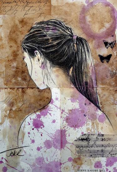 Print of Expressionism Women Drawings by LOUI JOVER