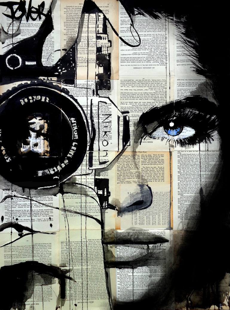 shutter speed Drawing by LOUI JOVER | Saatchi Art