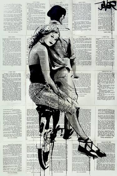 Original Figurative People Drawings by LOUI JOVER