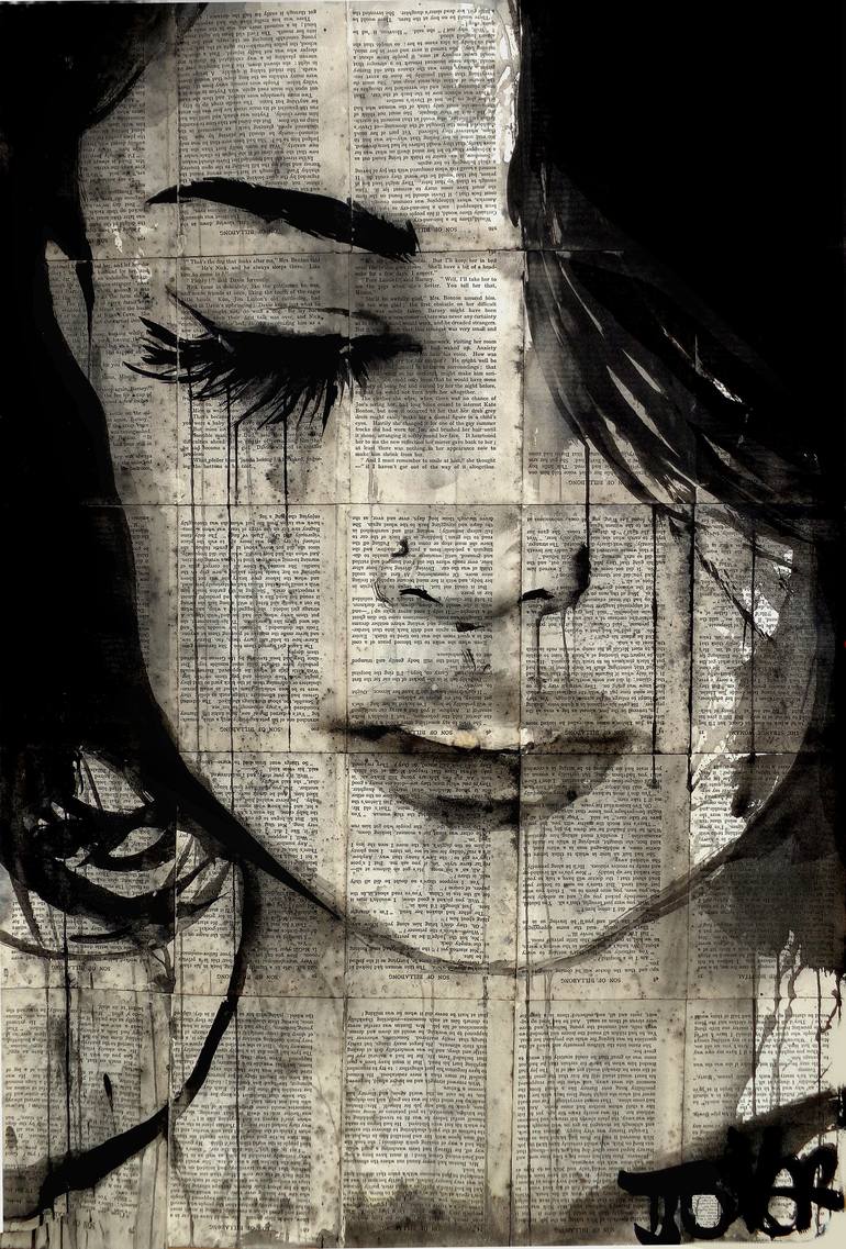 sometimes forever Drawing by LOUI JOVER | Saatchi Art