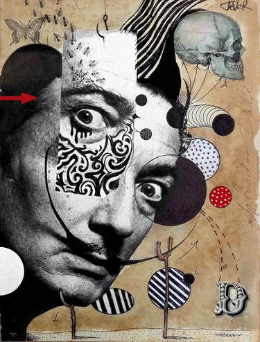 Print of Dada Pop Culture/Celebrity Collage by LOUI JOVER