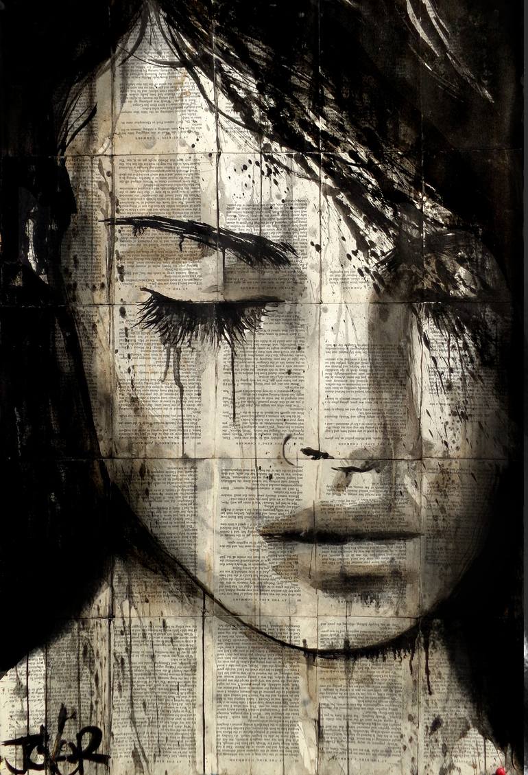 ode to heart Drawing by LOUI JOVER | Saatchi Art