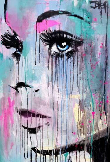 Print of Expressionism Women Paintings by LOUI JOVER