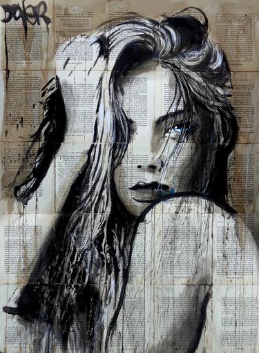 Print of Expressionism Women Drawings by LOUI JOVER