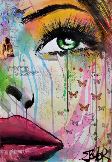 Print of Women Drawings by LOUI JOVER