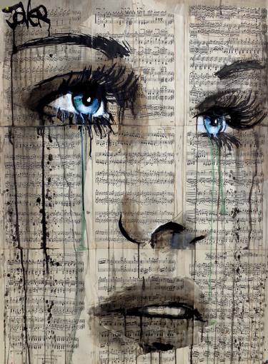 Print of Figurative Women Drawings by LOUI JOVER