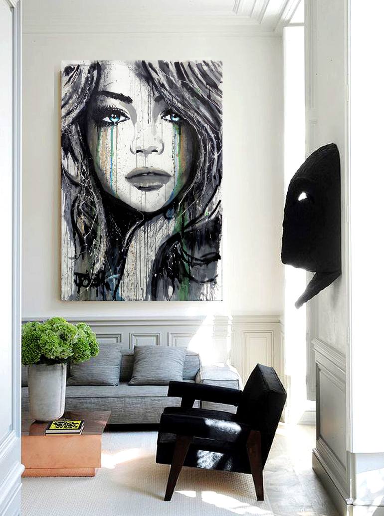 Original Figurative Women Painting by LOUI JOVER