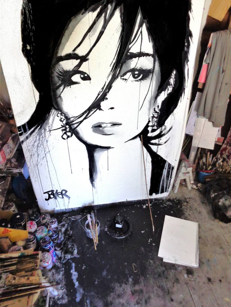 Original Figurative Women Painting by LOUI JOVER