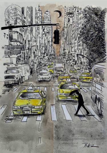 Print of Figurative Cities Drawings by LOUI JOVER