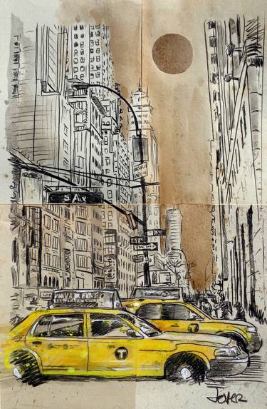 Print of Cities Drawings by LOUI JOVER