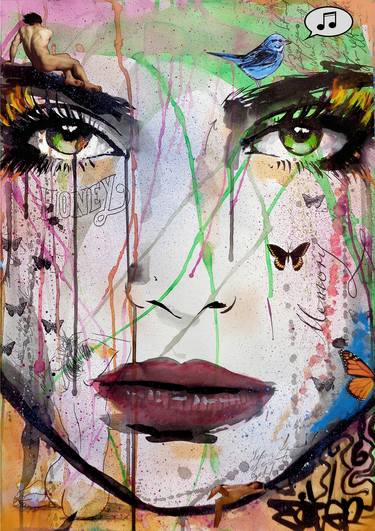 Print of Figurative Women Drawings by LOUI JOVER