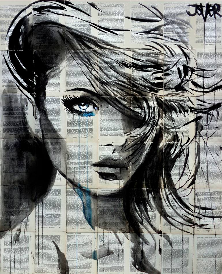 storm clouds Drawing by LOUI JOVER | Saatchi Art