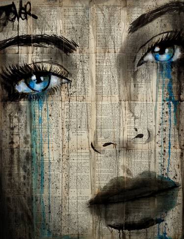 Print of Expressionism Women Drawings by LOUI JOVER