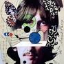 this work is part of an ongoing series of works created on vintage book covers over the past 8 years, featuring famous people, pop icons , authors, scientist etc, each work is created with ink, pencil, collage and glue over 100 of the works from this series are in private collections across the globe.
Please note this work is created on four individual book covers, as per each photograph. the works will require framing as a whole or individually.