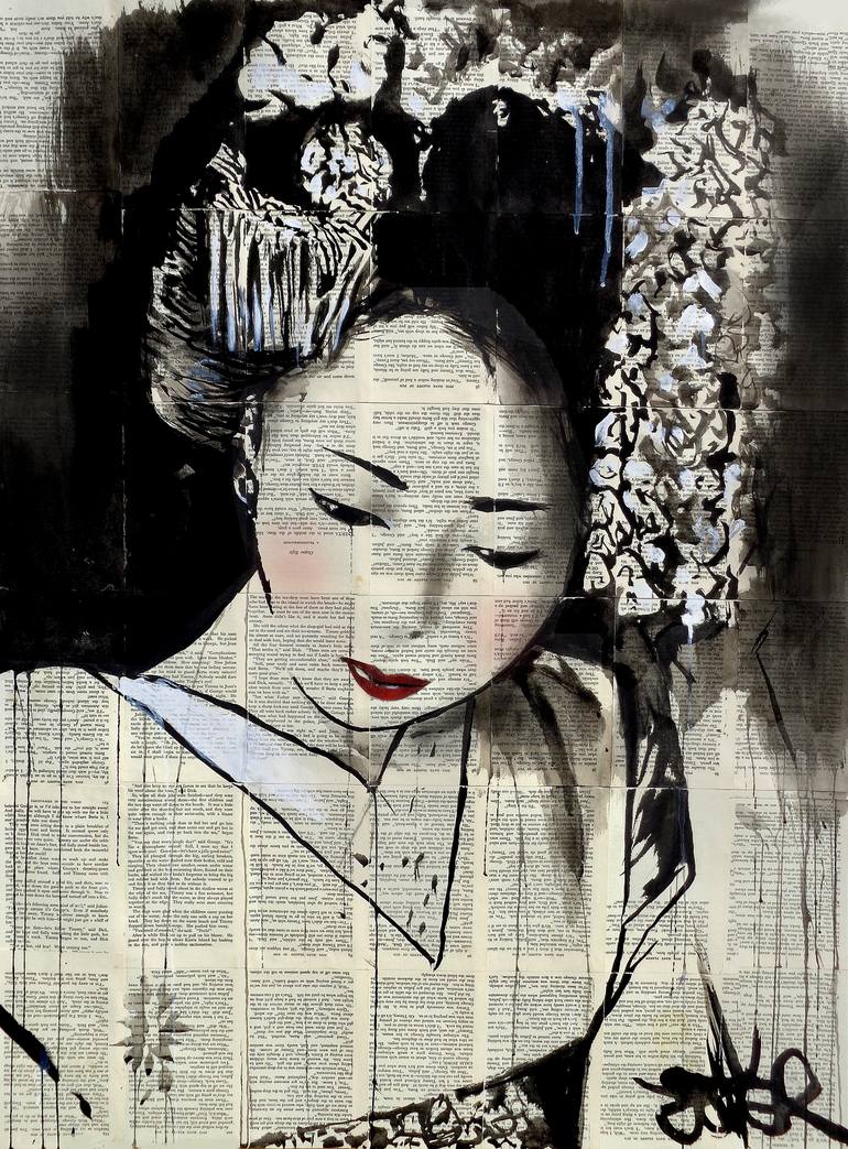 hana Drawing by LOUI JOVER | Saatchi Art