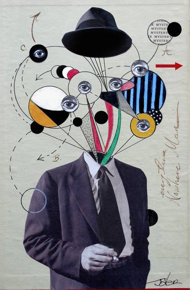 Print of Surrealism Men Collage by LOUI JOVER