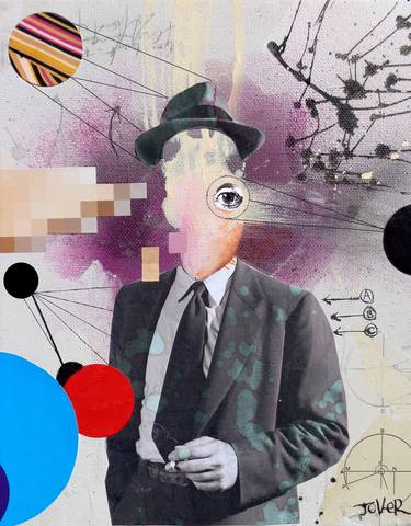 Original Men Collage by LOUI JOVER