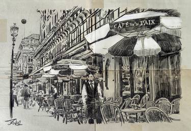 Print of Figurative Cities Drawings by LOUI JOVER