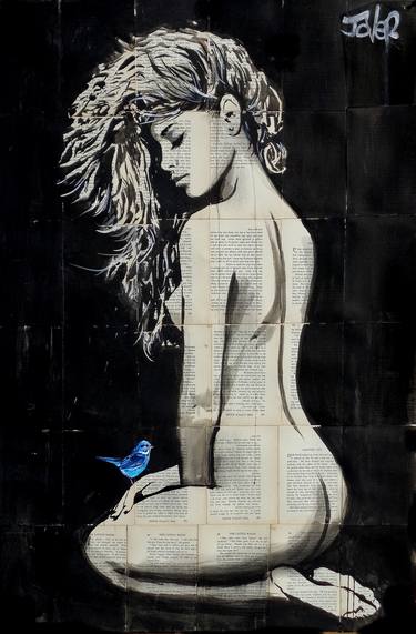 Print of Expressionism Nude Drawings by LOUI JOVER