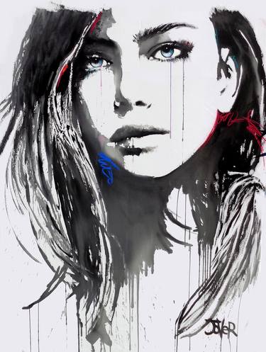 Print of Expressionism Women Paintings by LOUI JOVER