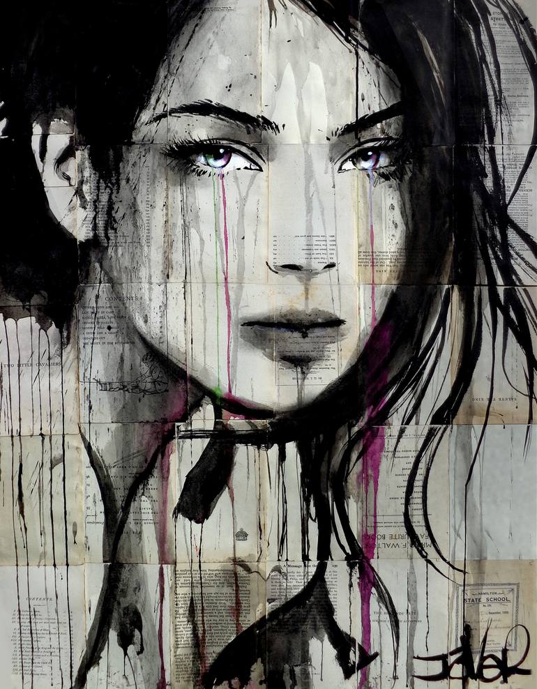 contents Drawing by LOUI JOVER | Saatchi Art